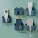 thumbnail image 4 of Wall Mounted Storage Box Household Without Punch Adhesive Storage Rack Remote Control Storage Box Bathroom Bedside Storage Rack, 4 of 7