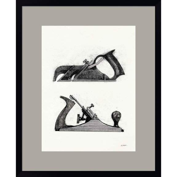 Great Art Now Planes with Color Crop by Mike Schick, Framed Wall Art, 18W x 22H
