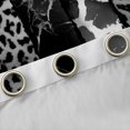 thumbnail image 4 of Homewish Fashion Leopard Print Blackout Curtains Set of 2 (52x84 Each) for Women, Giraffe Cheetah Animal Window Curtains, Grey Abstract Ombre Curtains and Drapes, Window Curtains Decor, 4 of 6