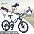 HNGMTNG Mountain Bike for Girls and Boys Mountain 20 inch shimano 7
