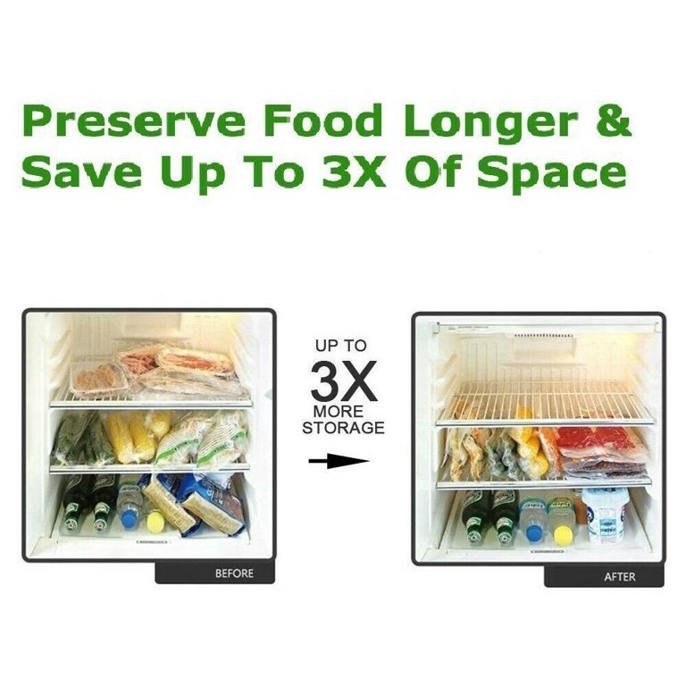 CANLENPK 15x20CM/6x8Inch Vacuum Sealer Bags, Food Storage Bag, Seal Meal  Snack Fruit Nut, Boil Steam Heat Freeze Sous Vide Food Sealable  Bags(100Bags)