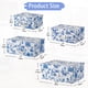 thumbnail image 2 of Cajas de almacenamiento Briful estilo porcelana, juego de 4 con tapas, 2 of 6