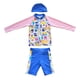 thumbnail image 1 of Traje de baño infantil con protección solar, bonito traje de surf de aguas termales de tres piezas para bebés y estudiantes, de manga larga, dividido, para niños pequeños, medianos y grandes, 1 of 6