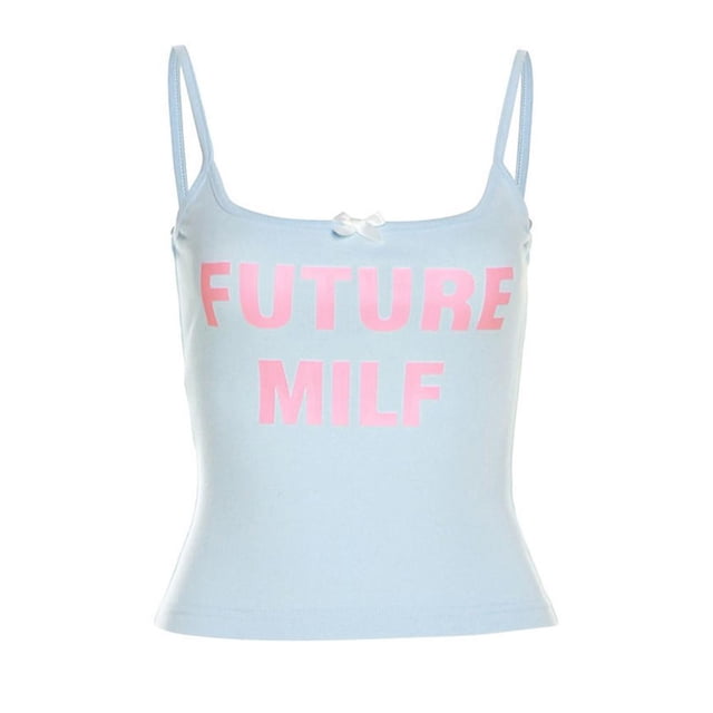 Ruifaya Camisola ajustada con estampado de chica picante estilo deportivo retro para mujer, lote K3