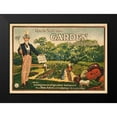 thumbnail image 2 of Unknown 20th Century American Artist 24x18 Black Modern Framed Museum Art Print Titled - Uncle Sam says - garden to cut food costs, 1917, 2 of 5