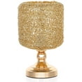 thumbnail image 6 of Haitral Gold Luxurious Bedroom Desk Lamp with Metal Wiring Shade, 6 of 7