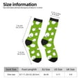 thumbnail image 2 of Hirioo Funny Sheep Doing Yoga Pattern Adult Middle Tube Socks Breathable Sock Non-Pilling,Contrasting Color Design, 2 of 6