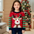 thumbnail image 2 of JLMSPLWG Christmas Flannel Shirt Santa T Shirt Retro Christmas Shirt White Top Cute Tops for Teen Girls 7-8 Girls Clothes Baby Boy Clothes Newborn, Khaki 18-24 Months, 2 of 4