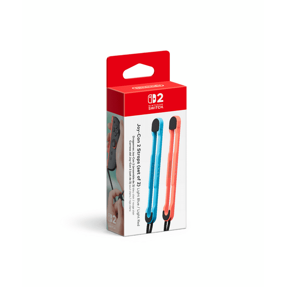 Joy-Con™ 2 Straps (set of 2) Light Blue / Light Red