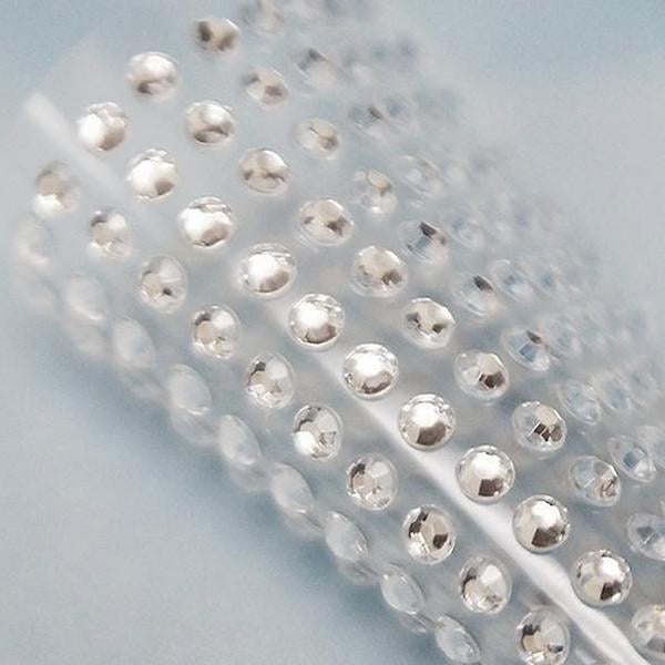 1056 Pcs Clear Self Adhesive Rhinestone Sheets Wholesale I Adhesive