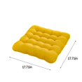 thumbnail image 2 of XIBUFE 2026 New Memory Foam Meditation Floor Pillow Square Large Cushion,(16X16)",Orange Yellow for Meditation, Yoga, Relaxation, Reading, Home Decor, Floor Seating, 2 of 6
