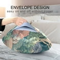 thumbnail image 4 of Yayeee Pillowcase Queen Size Set of 2 Satin Wrinkle Resistant Envelope Pillow Case, Floral Forest Pattern, 4 of 8