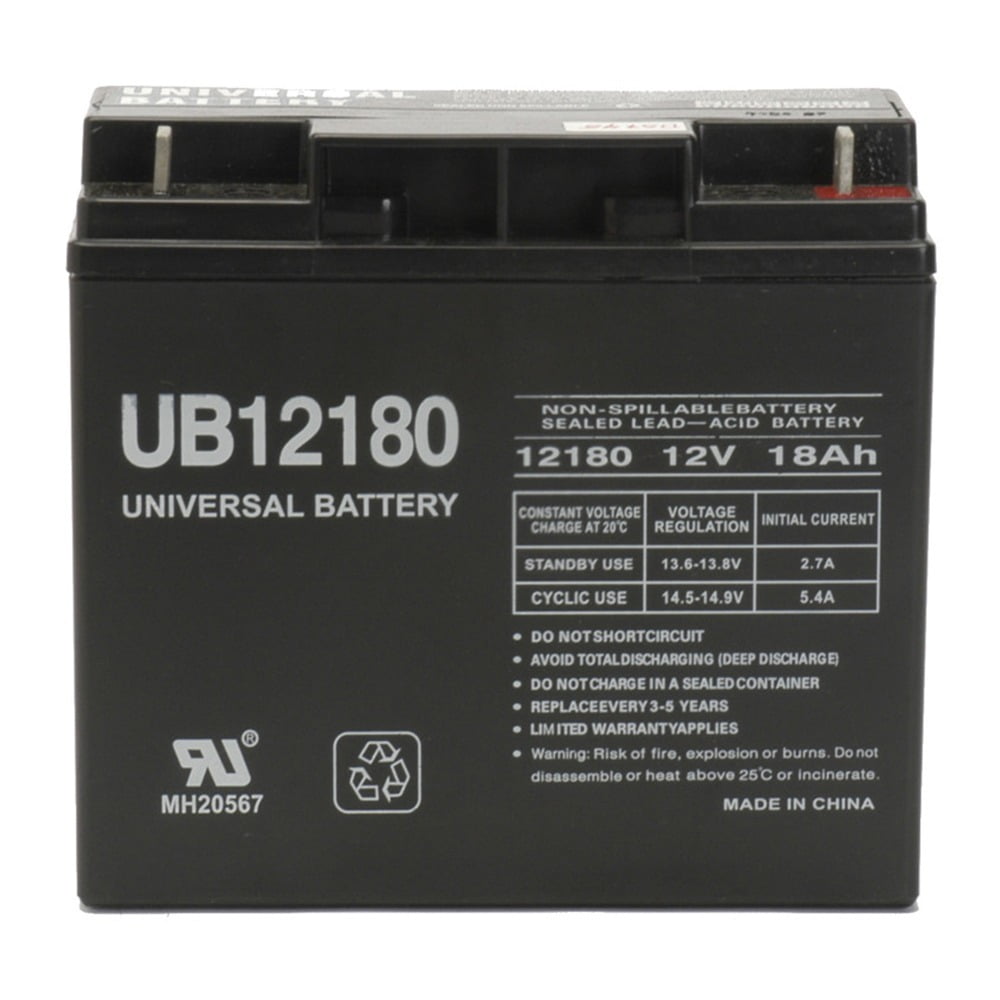 UNIVERSAL POWER GROUP UB12180 12V 18AH LAWNMOWER REPLACEMENT BATTERY 
