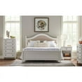 thumbnail image 5 of Beaumont Lane Curved Front Nine Drawer Wood Dresser in White, 5 of 5