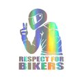 thumbnail image 1 of 13x20cm 3d Respect For Cyclists Waterproof Reflective Biker Motorcycle Car Auto Accessoires Sticker Decal Funny Vinyl On Car Styling,,Colorful Style1, 1 of 5