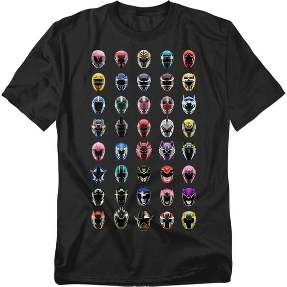 Power Rangers T-Shirt Visual Timeline Unisex Graphic Tee For Men & Women