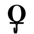 thumbnail image 1 of Village Wrought Iron WH-O-S Letter O Wall Hook Small, 1 of 1
