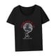 thumbnail image 4 of Camiseta Mujer Camiseta Básica Camiseta clásica con cuello redondo para uso diario en L, 4 of 7