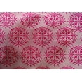 thumbnail image 4 of oneOone Cotton Silk Fabric Floral Block Printed Fabric 1 Yard 42 Inch Wide, 4 of 4