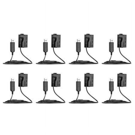 8X -E8 Dummy Battery with DC Power Bank USB Adapter Cable Replacement for LP-E8 for 550D 600D DSLR Cameras 8X -E8 Dummy Battery with DC Power Bank USB Adapter Cable Replacement for LP-E8 for 550D 600D DSLR Cameras