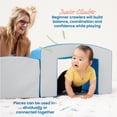 thumbnail image 3 of ECR4Kids SoftZone Junior Mix n' Match Tunnel and Bump, Beginner Playset, French Blue, 2-Piece, 3 of 9