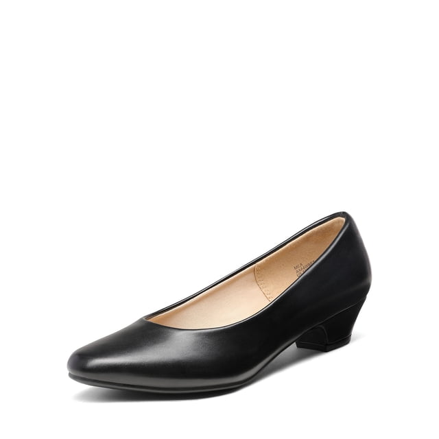 Zapatos DREAM PAIRS Mila Mujer Tacón Bajo Grueso Negro 7.5
