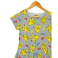 thumbnail image 3 of Pokemon Robe Patineuse Grise à Manches Courtes pour Filles, 3 of 6