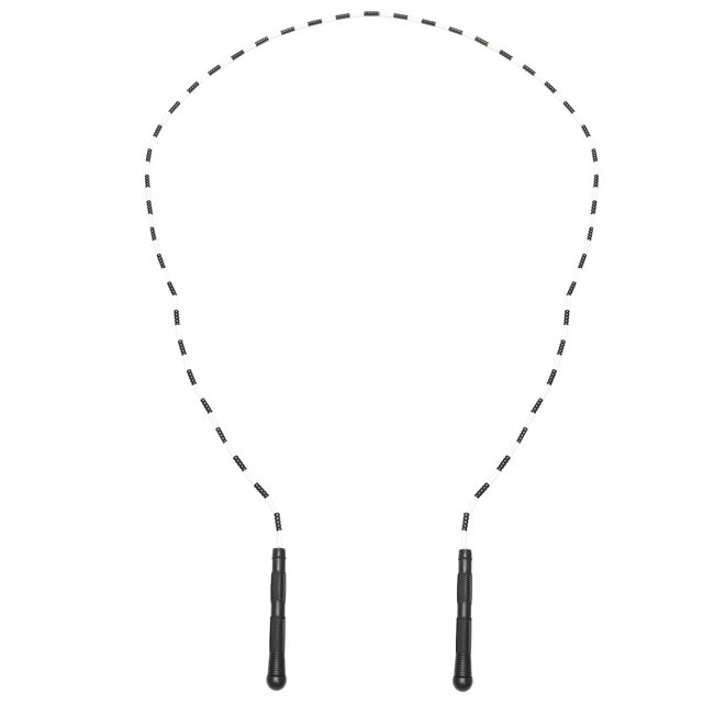 1pc Skipping Rope Pvc Bamboo Joint Skipping Rope Sports and Exercise Supplies Workout Equipment (Black)