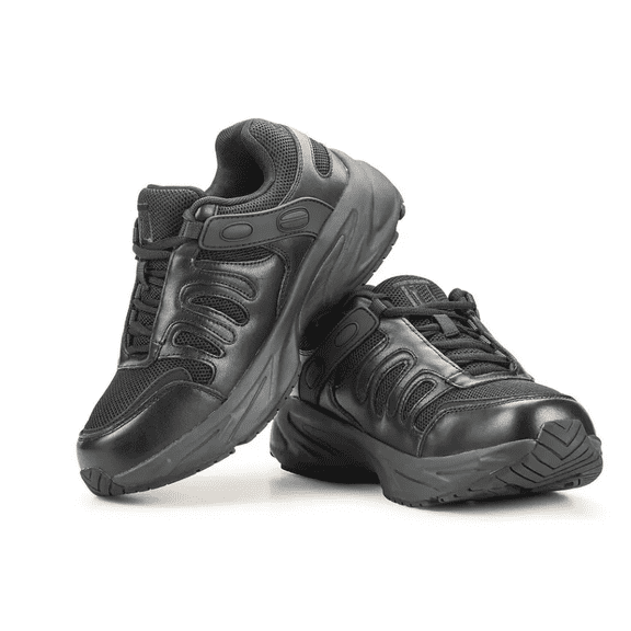 Tunez Footwear T-Lo Tunez II Unisex Comfort Sneaker, Orthotic-Friendly, All Black