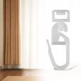 thumbnail image 1 of maskred 100pcs PVC Easy Installation Smooth Sliding Curtain Hooks For Effortless Hanging PVC Made Non-toxic, 1 of 6