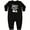 AB-Black, variant on Future Tow Truck Driver Childs Baby Fleece Romper