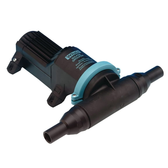 Whale Marine BP4572 Gulper Grouper 6.5 GPM 12V 7A Evacuation Pump with 1" Hose