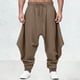 thumbnail image 1 of Ceisia Men's Trendy Solid Color Gift Plus Size Elastic Drawstring Waist Ankle Tied Casual Harem Pants, 1 of 5