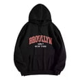 thumbnail image 1 of Moda Sudadera Mujer Negra Hombre Sudaderas Para Parejas, 1 of 7