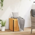 thumbnail image 3 of vidaXL Patio Cushion Box Garden Outdoor Furniture Solid Wood Acacia and Steel, 3 of 9
