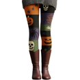thumbnail image 2 of Hkoxplj Leggings for Women Halloween Leggings High Waisted Pumpkin Print Yoga Pants Stretch Workout Leggings Soft Breathable Full Length Printed Leggings for Gym Running Daily Wear Fall Winter, 2 of 4