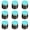 Blue, variant on 4/8/12Pcs Pool Chalk Billiards Cue Stick Premium Chalk Round Chalk - Table Accessories, Pool Billiard Chalk for Cue Tip - Billiards Accessories for Players