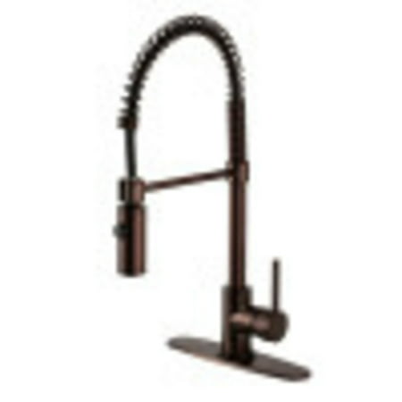 Gourmetier LS8775DL Concord Single-Handle Pre-Rinse Kitchen Faucet, Oil Rubbed Bronze