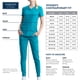 thumbnail image 2 of Pantalón médico Cherokee Infinity para mujer, jogging de talle medio, cK110AP S Petite caribbean Blue, 2 of 5
