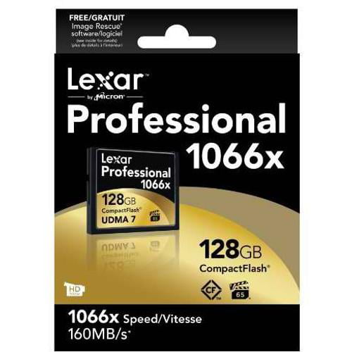 Lexar 128GB Professional 1066x CompactFlash Memory Card - Walmart.com