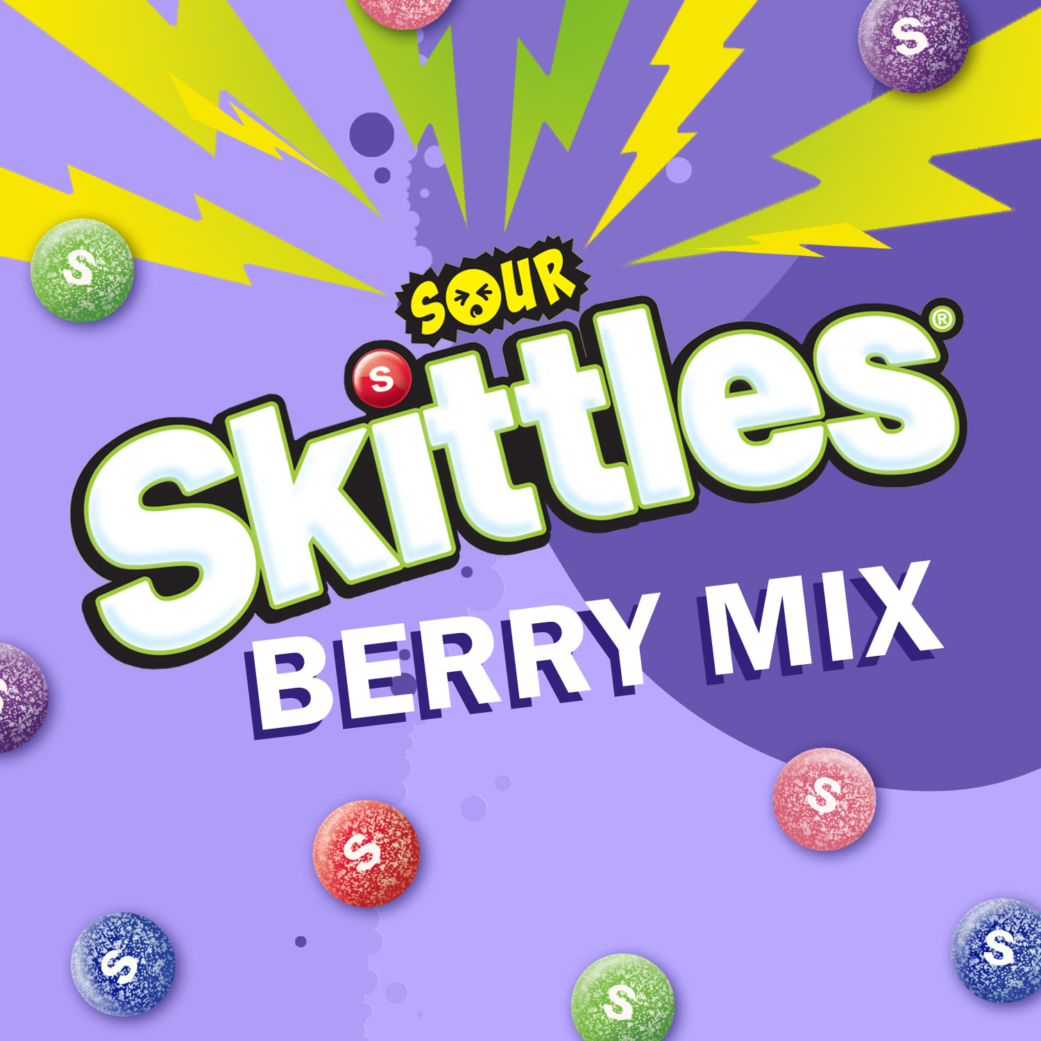 Skittles Sour Berry Limited Edition Chewy Candy, Sharing Size - 3.3 oz Bag - image 3 of 13