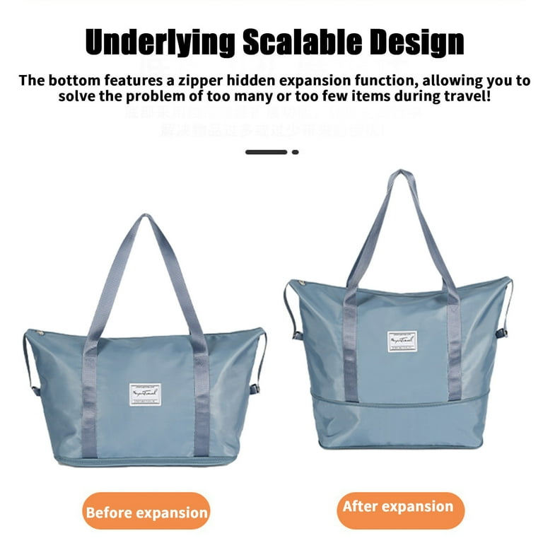 JOGZMZ Large Travel Tote Bag, Expandable Gym Tote Bag,Carry on Overnight Bags for Women with Trolley Sleeve Wet Pocket,travel Duffel BagsTravel, ... JOGZMZ Large Travel Tote Bag, Expandable Gym Tote Bag,Carry on Overnight Bags for Women with Trolley Sleeve Wet Pocket,travel Duffel BagsTravel, ...