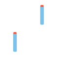 thumbnail image 4 of Tholdsy 100 Pieces Tool Foam Accessory EVA Supplies Parts Replacement Accessories Replacing Toys Assortment Outdoor Azul claro 2piezas, 4 of 6