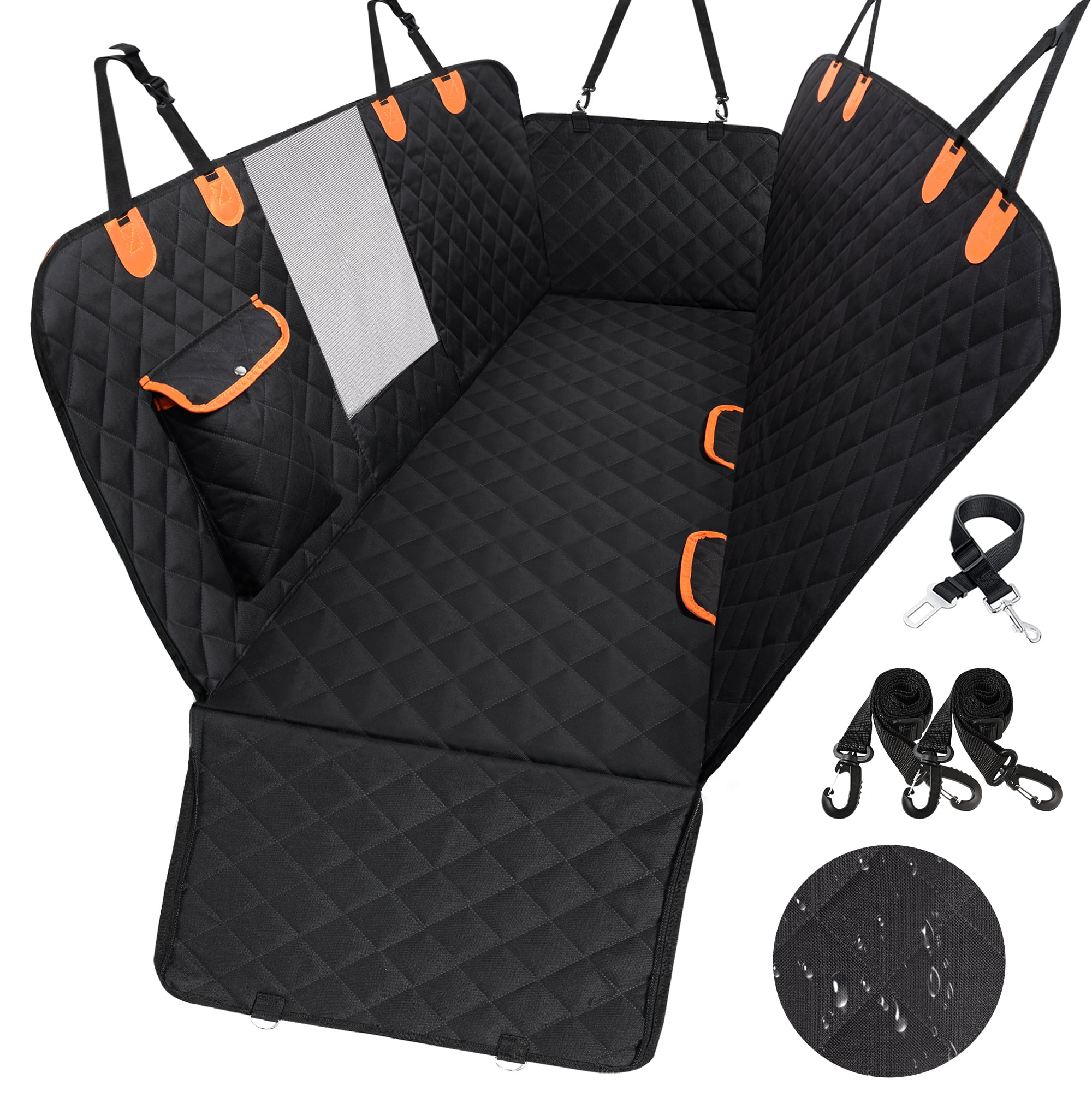 Easysunny Dog Hammock Car Seat Cover, 54"W x 58"L photo 1