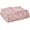 Blush, variant on Soft Faux Fur Blanket, Plush Reversible Throw for Home Decor, Luxuriously Soft All Seasons Fuzzy & Cozy Knitted Throw, 50x60 Blush/Grey