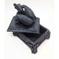 thumbnail image 4 of ROARING DRAGON ON TOMBSTONE SCULPTURE JEWELRY BOX DECORATIVE FIGURINE, 4 of 4