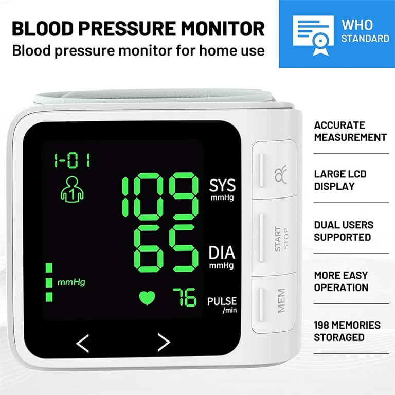 Wrist Blood Pressure Monitor Kit with Extra Large Cuff - Brilliant Promos -  Be Brilliant!