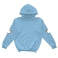 thumbnail image 5 of XUANTAOO Halloween Sweatshirt Kids Girls Boys Spooky Ghost Print Long Sleeve Hoodie Pullover Casual Fall Hoodie with Pocket Girls Boys Clothes Size 5-6 Years, 5 of 5
