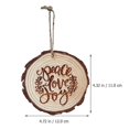 thumbnail image 4 of Christmas Tree Ornaments Wooden Pendant for Hanging Xmas Tree, 4 of 5