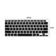 thumbnail image 2 of Funda para teclado y portátil para MacBook Air de 13 pulgadas A2337 color negro, 2 of 6